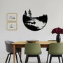 Wallity Accesorio Decorativo de Pared de Metal Negro